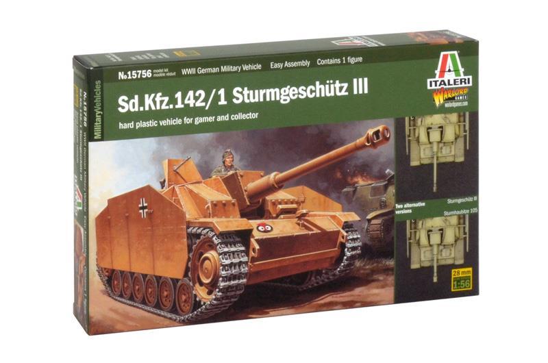 ITALERI MILITARY 1/56 Scale (28mm) SD.KFZ 142/1 STURMGESHUTZ III