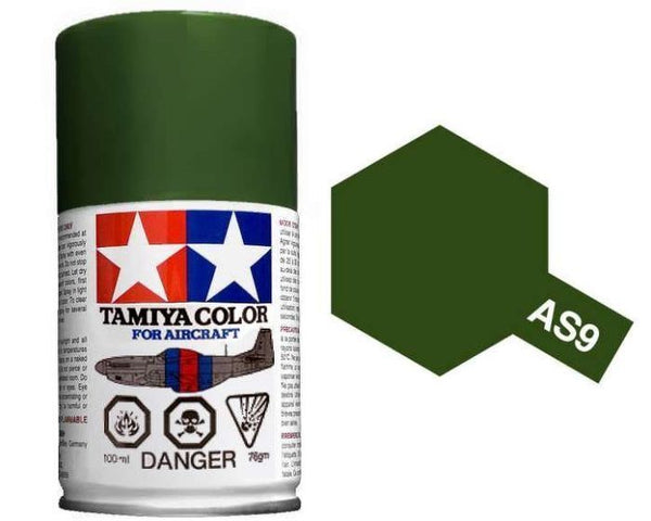 Tamiya 100ml Acrylic Spray Paint For Scale Models AS-1 to AS-32 Aircraft colours