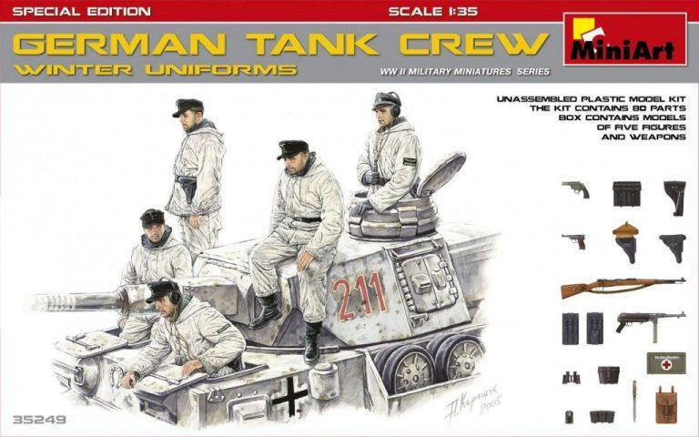 Miniart 1:35 WW2 German Tank Crew Winter Special Edition