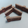 1/35 scale Brick garden wall Set #1