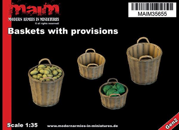 MAIM Baskets with Provisions / 1/35 scale