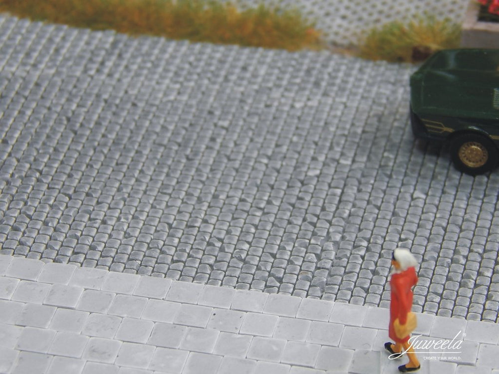 1/87 WALKWAY SLABS SIDEWALK 40X40 LIGHT 870 pcs