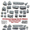 1/35 Scale resin kit Series 2 (Modern Universal) Tents & Tarps #24 (25 Pieces)