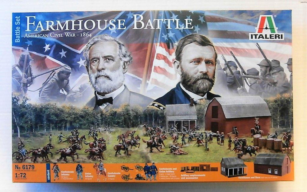 ITALERI 1/72 FIGURES CIVIL WAR FARMHOUSE BATTLE