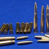 1/35 Scale Brass artillery shells 7,5 cm KwK 40, StuK 40 brass shells and ammo