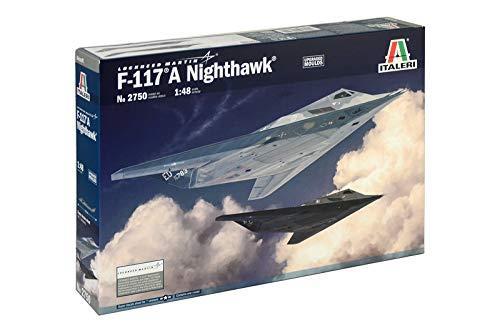 Italeri 2750S 1:48 F-117A Nighthawk, Building, Stand Model Making, Crafts, Hobby, Gluing, Plastic kit, Unvarnished