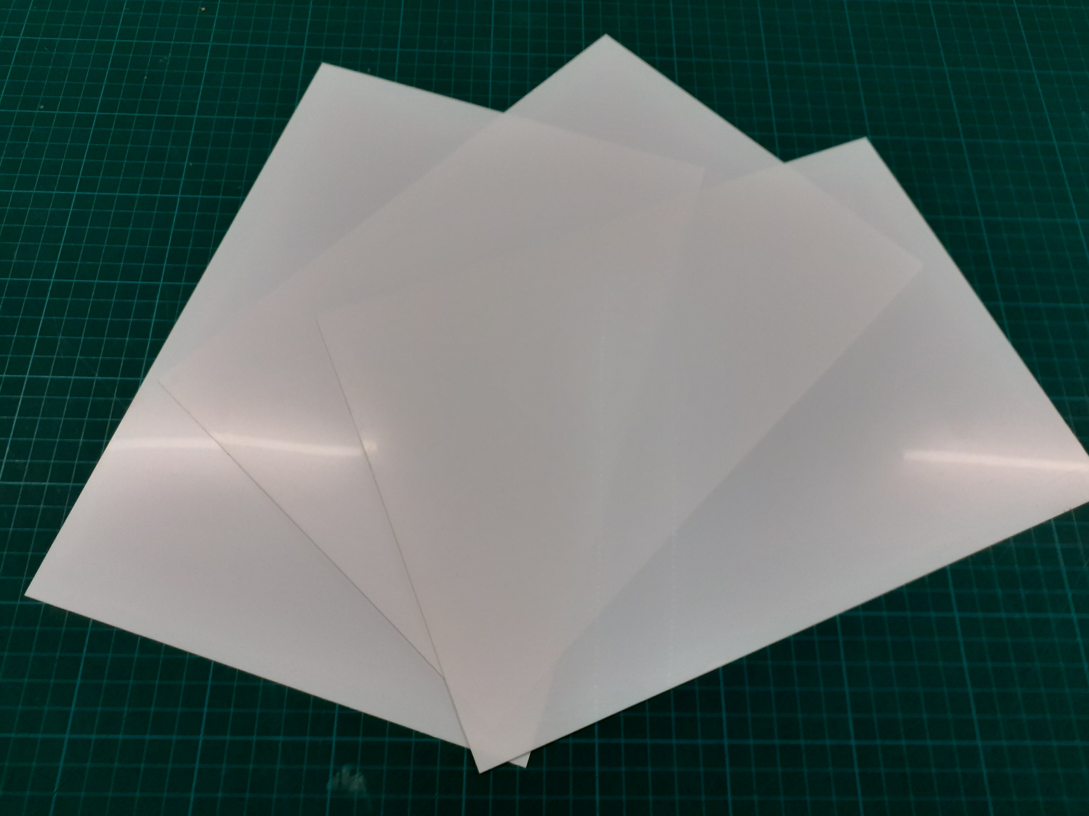 A4 Sheet Plasticard 10/000 WHITE Terrain & Scenery 0.25mm