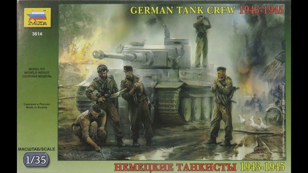 Zvezda 1/35 scale German Tank Crew WWII Late (1943-1945)