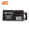 AK Interactive Microbox HSS Drill Bits 20 units 0.3-1.6mm