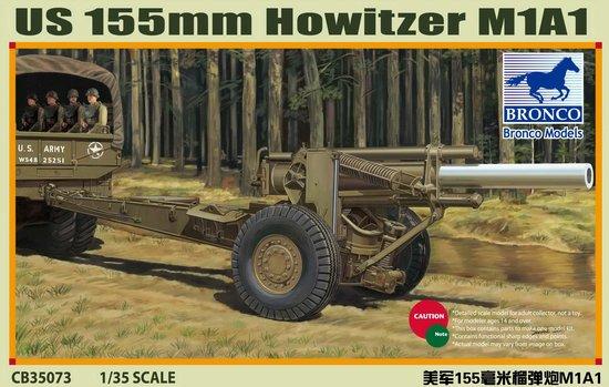 1/35 Scale M1A1 155mm US Howitzer (WWII)