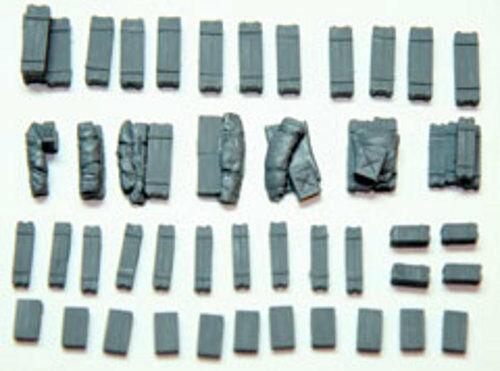 1/72 scale 720AA Allied Ammo Crates (40 Pieces) WW2 military model accessory