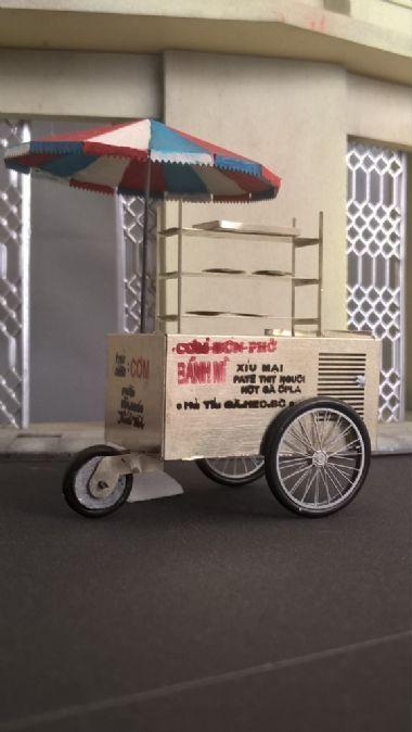 1/35 Scale resin model kit take way food stand Vietnam