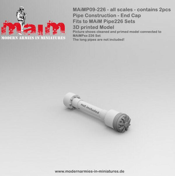 Pipe Construction - End Cap for MAiMPxx-226 Pipes