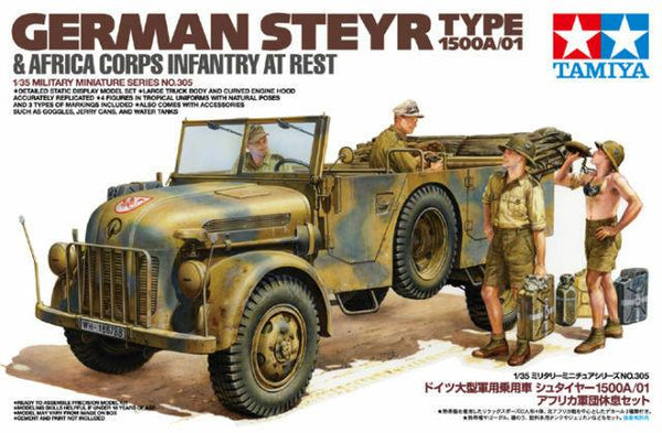 Tamiya 1/35 scale Steyr 1500A/01 & Africa Korps