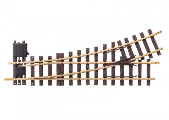 LGB Railways G Gauge - LEFT MANUAL TURNOUT R3 22.5
