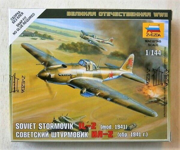 Zvezda 1/144 SOVIET STORMOVIK SNAP KIT