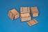 1/35 Scale Natural wood box (original dim.:50cm 33cm 28cm) 4pcs