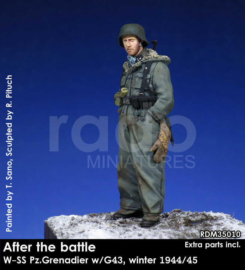 RADO WW2 After the Battle W-SS Pz.Gren. w/ G-43, 1944-45 1/35 Scale resin model