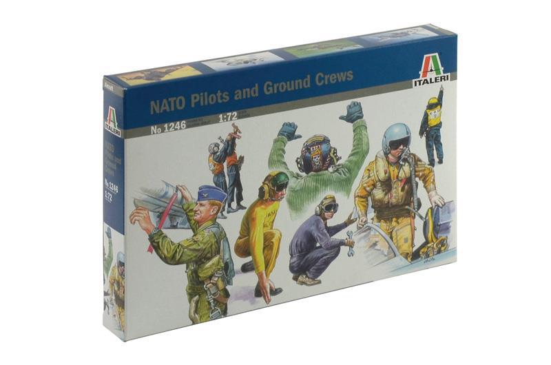 ITALERI 1/72 AIRCRAFT NATO PILOTS AND GROUND CREW
