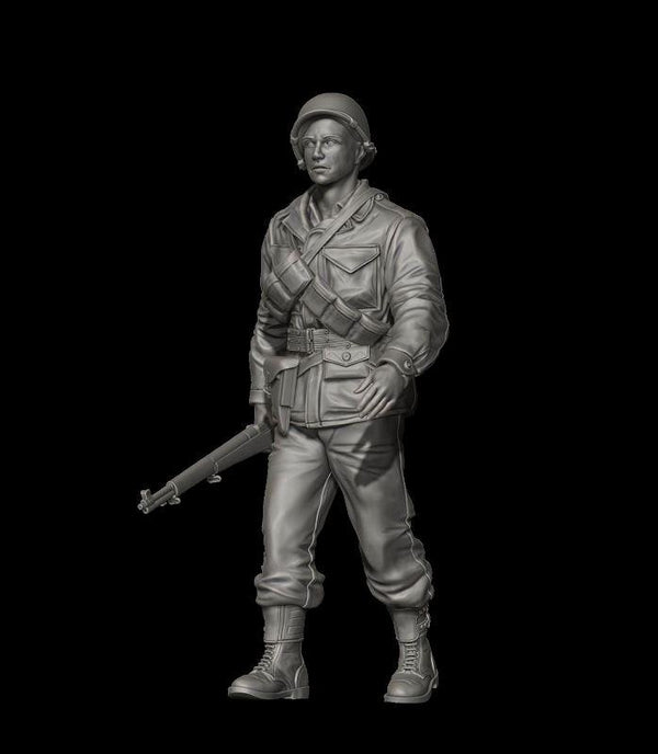 1/35 scale resin figure kit WW2 S Soldier in M43 Uniform No.1