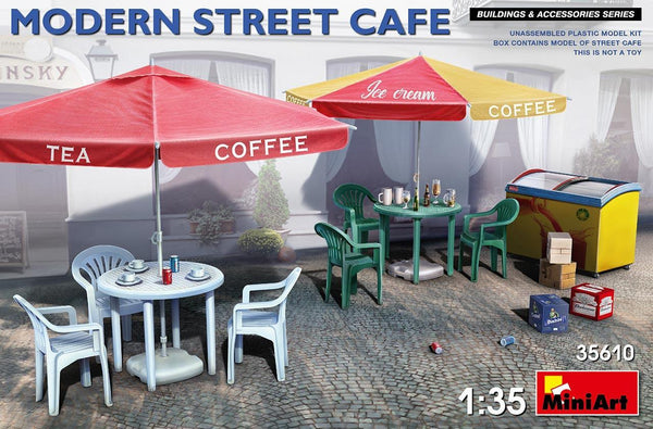 Miniart 1/35 scale Modern Street Cafe