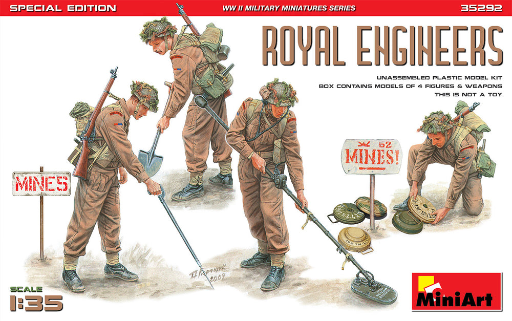 Miniart 1:35 WW2 British ROYAL ENGINEERS. SPECIAL EDITION