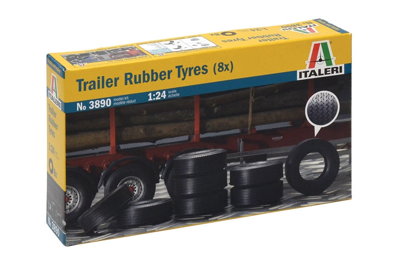ITALERI TRUCKS - TRAILER RUBBER TYRES