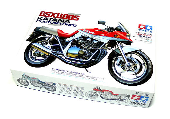 Tamiya 1/12 scale GSX1100S Katana Custom Tuned (Ltd Edition) motorbike kit