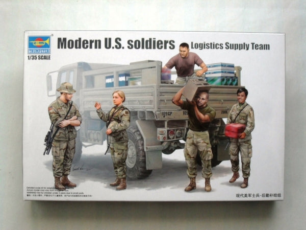 Trumpeter 1/35 Modern U.S. Soldiers Logistics Supply Team