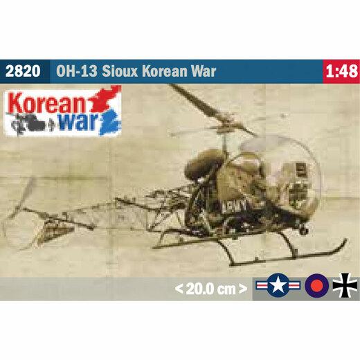 Italeri 1/48 OH-13 Sioux Korean War aircraft model