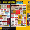 1/35 MODERN, ZOMBIE, FANTASY AREA 51 - Signs warnings