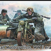 Masterbox 1:35  German Motorcyclists, WWII era