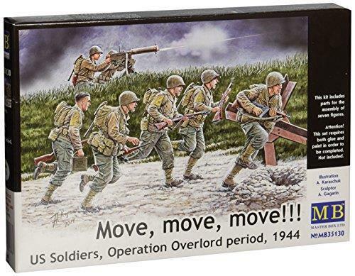 Masterbox 1:35 US Soldiers, Operation Overlord 'Move, Move, Move!'