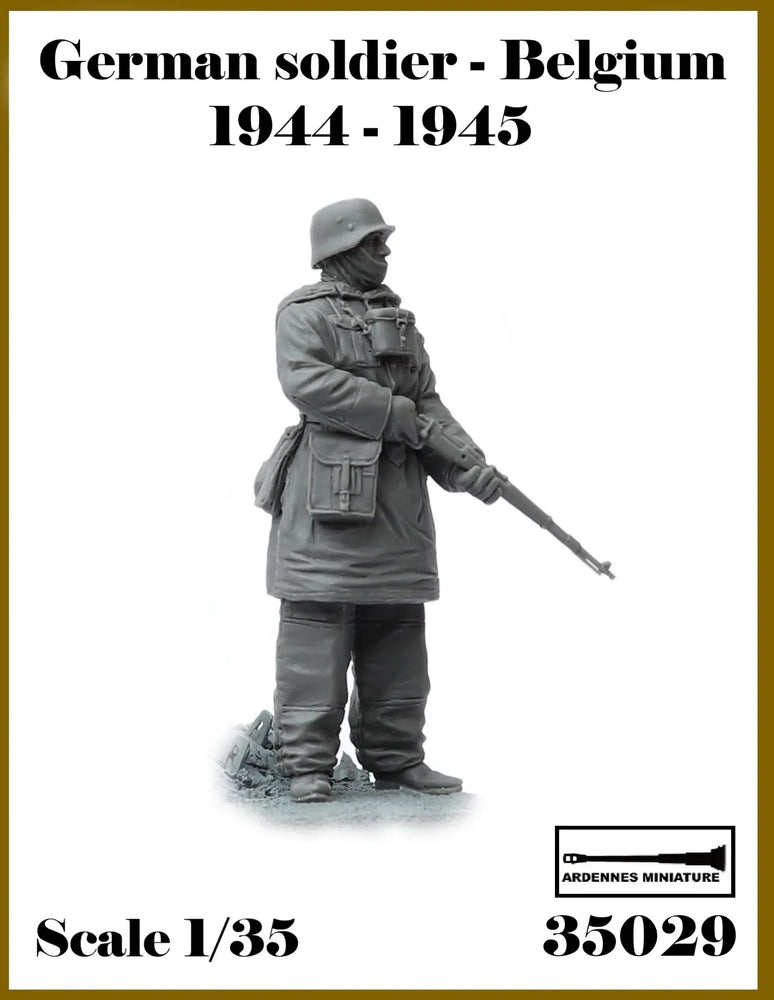 ARDENNES MINIATURE 1/35 WW2  German soldier - Belgium 1944-1945 #2