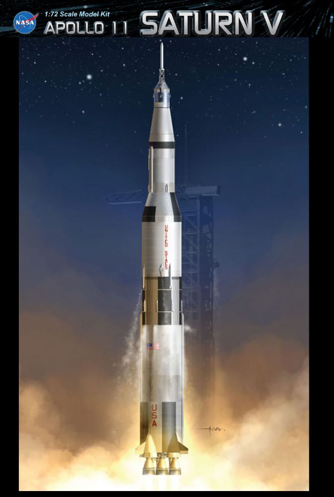 Dragon 1/72 APOLLO II SATURN V