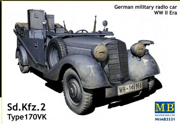 Masterbox 1:35  WW2 German Mercedes-Benz VK-170 command car