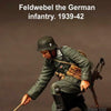 1/35 Scale WW2 Feldwebel the German infantry. 1939-42
