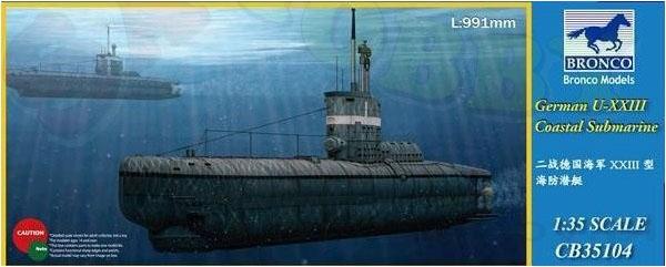 1/35 Scale German Type XXIII U-Boat Coastal Submarine