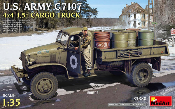 Miniart 1/35 WW2 U.S. ARMY G7107 4X4 1,5t CARGO TRUCK