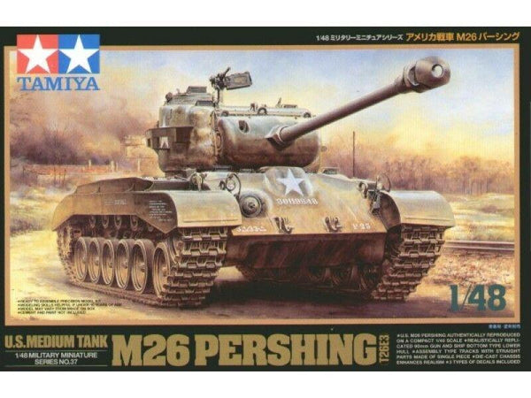 Tamiya 1/48 Military Miniature Series No.37 American tanks M26 Pershing 32537