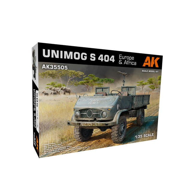 AK Interactive 1/35 scale MODEL KIT UNIMOG 404 S Europe and Africa