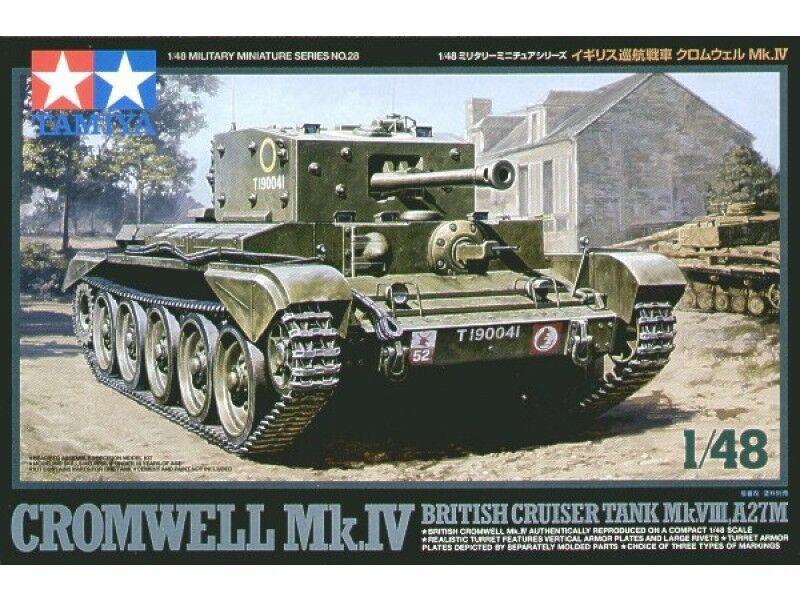 Tamiya 1/48 scale WW2 BRITISH CROMWELL MK.IV tank model kit
