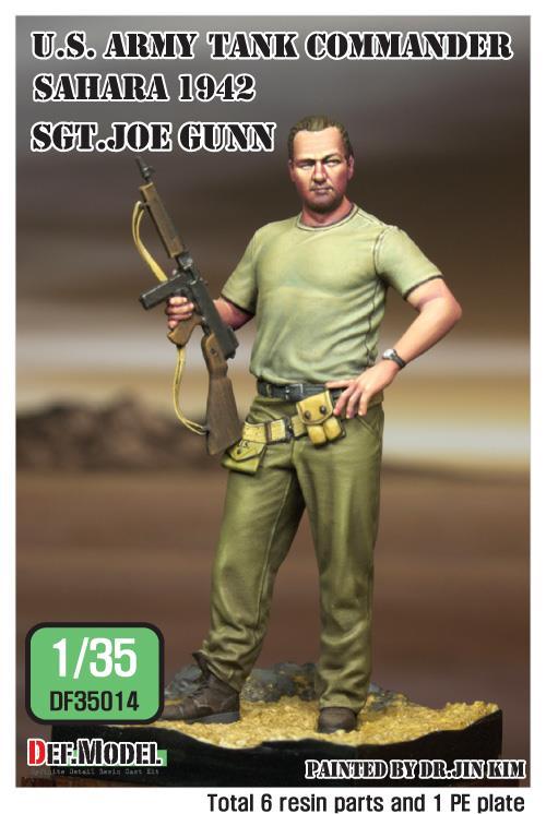 1/35 scale model kit WW2 U.S. Army Tank commander in Sahara 1941 ...