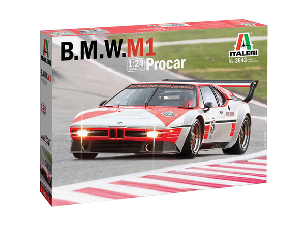 Italeri 1/24 scale BMW M1 PROCAR NIKI LAUDER 1979