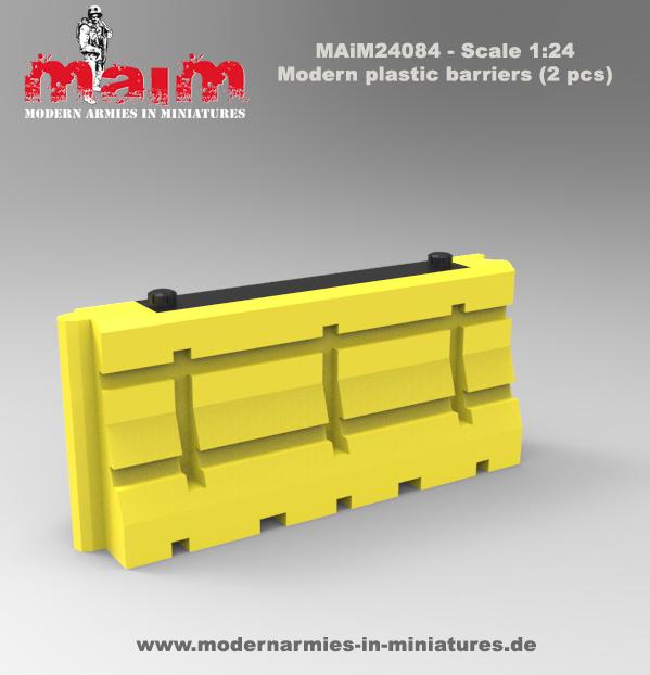 Modern Plastic Barrier / 1:24