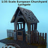 1/35 Scale  European Churchyard Lychgate