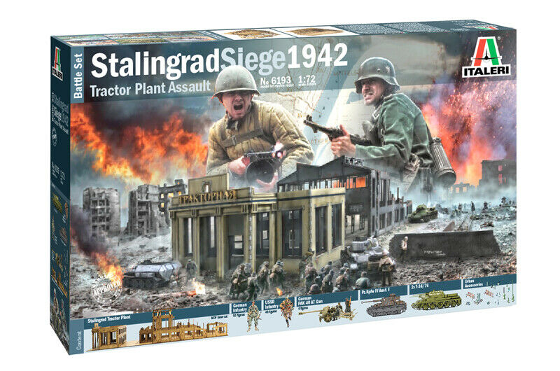Italeri 1/72 scale BATTLE SET WWII STALINGRAD SIEGE