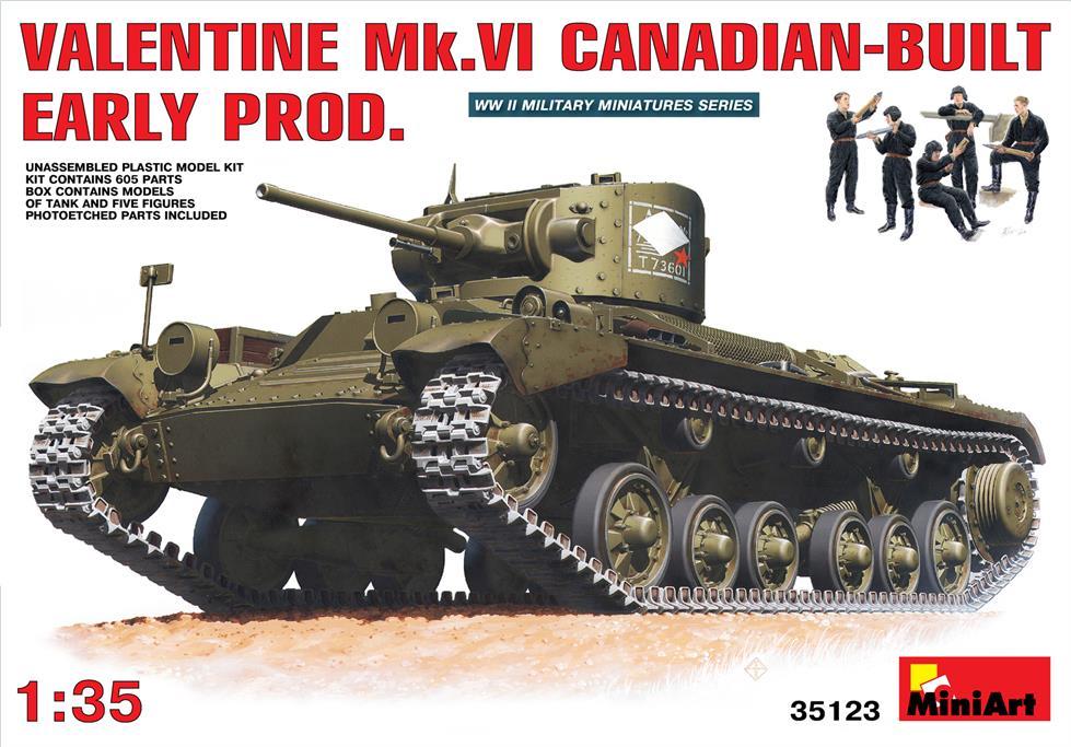 Miniart 1:35 Valentine Mk VI Canadian-Built Early Production