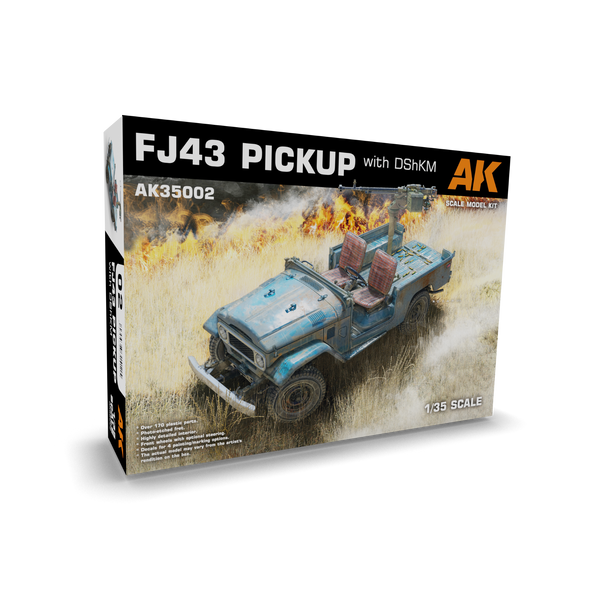 AK Interactive 1/35 scale FJ43 Pickup with DshKM truck