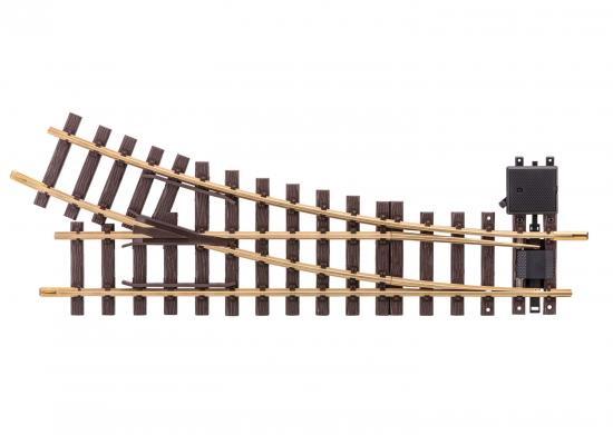 LGB Railways G Gauge - RIGHT MANUAL TURNOUT R3 22.5